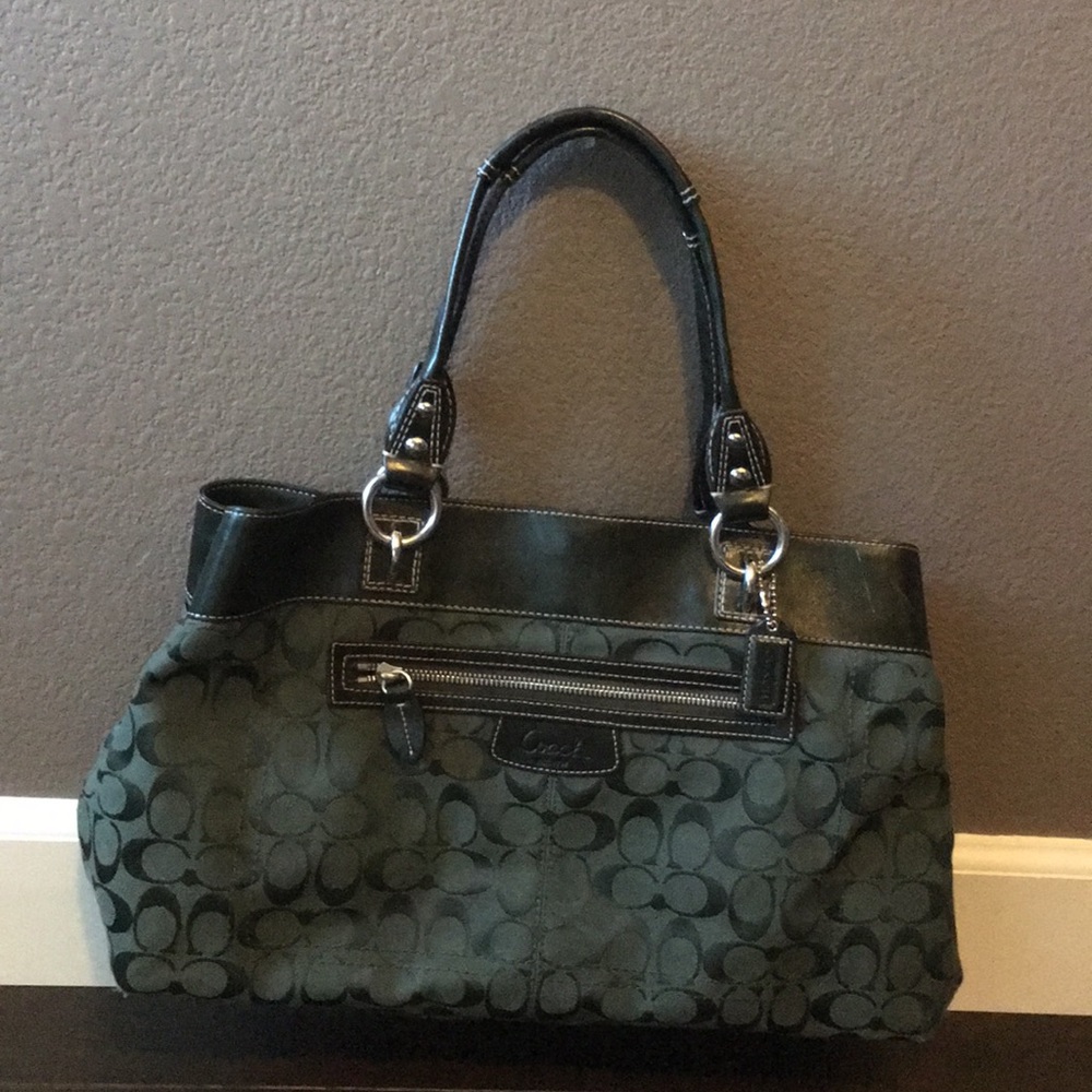Original green Coach Handbag